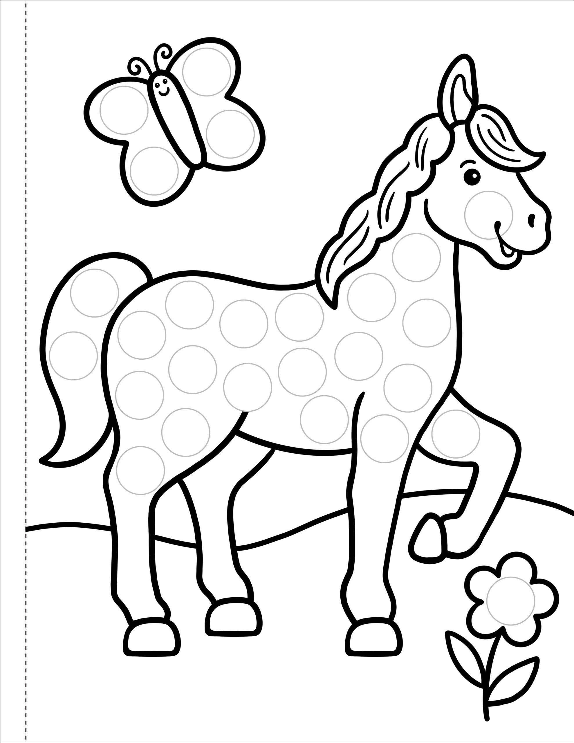 Peter Pauper Press - My First Dot Markers Coloring Book! Animals