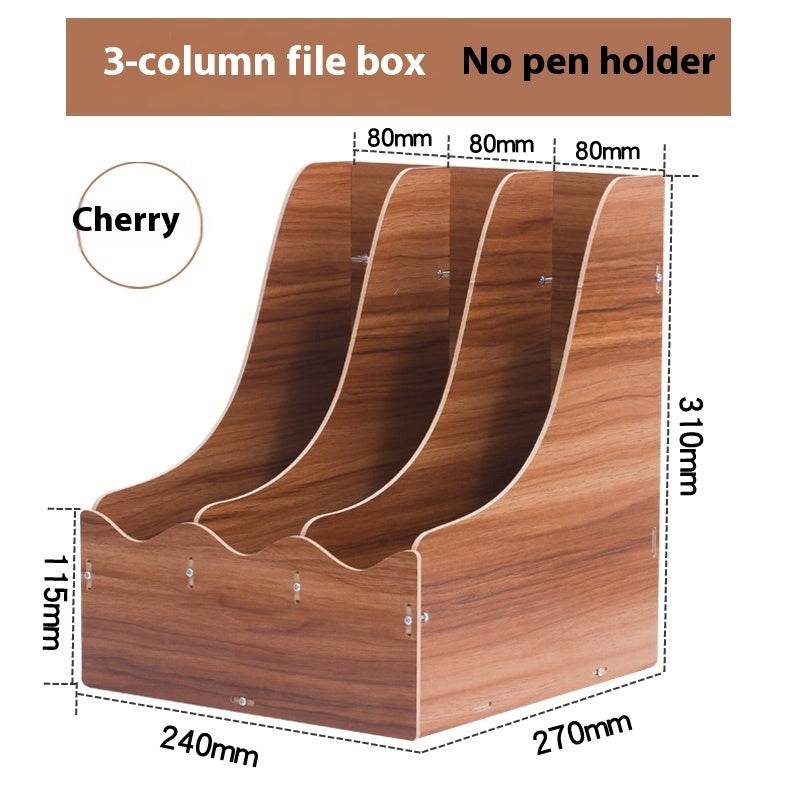 Minimalist Wooden Desk Organizer Office Table Organizer