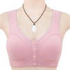 Women's T-Shirt Bra with Front Buckle and No Underwire for Everyday Wear