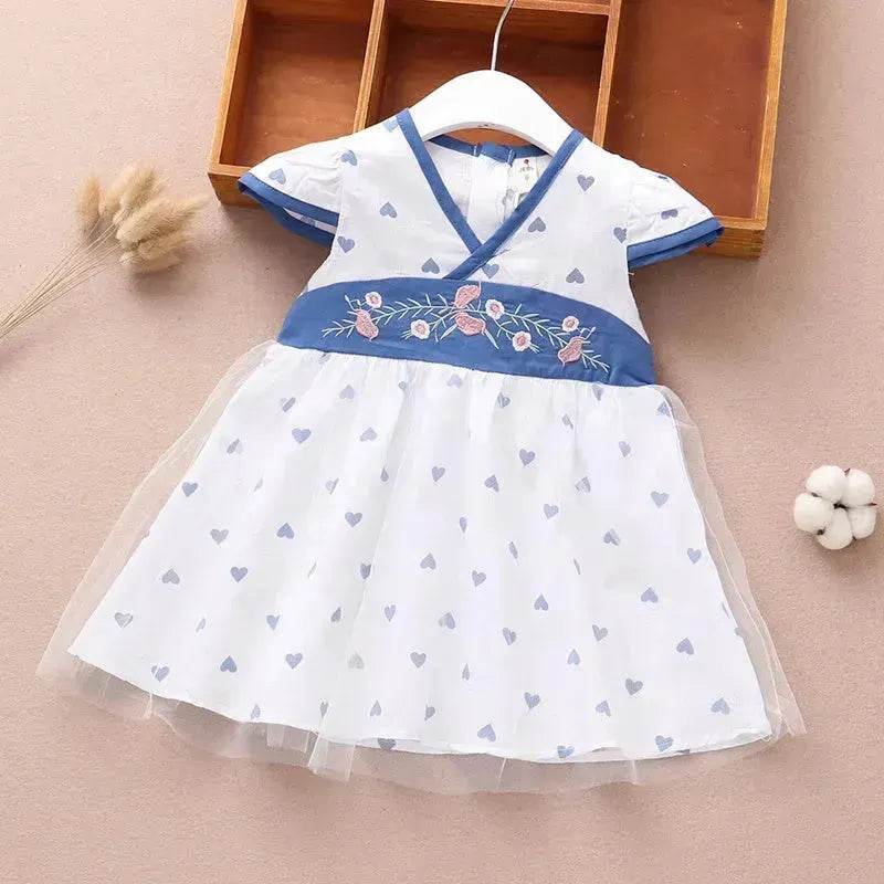Newborn baby Girls' Summer Vest Dress Infant dresses.