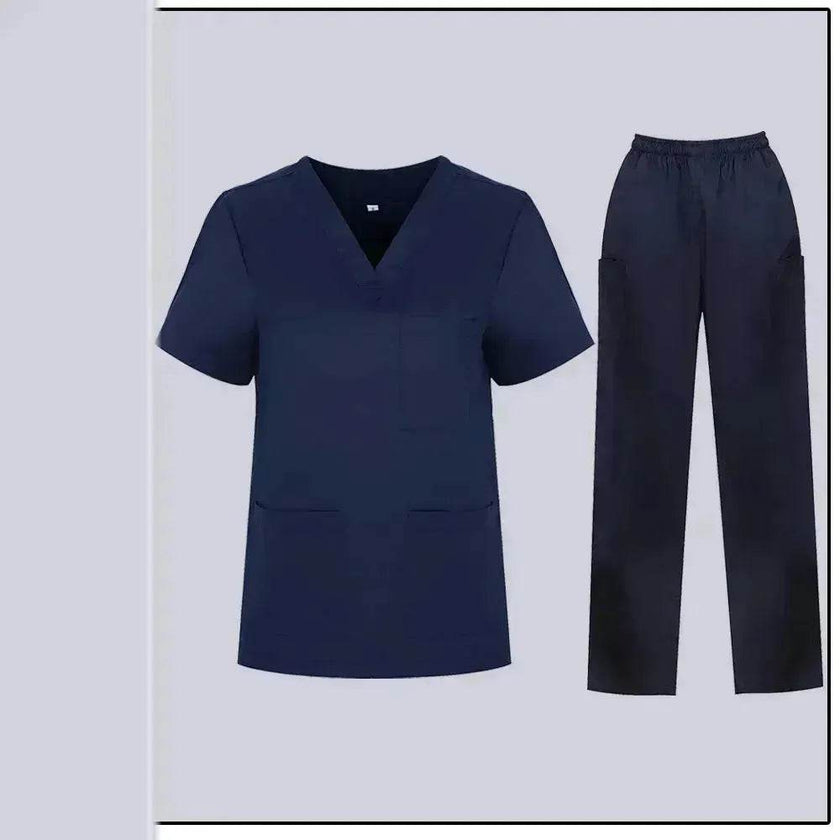 Women Nurse Uniform Female - Hospital Nurse Costume - V Neck Top Pants Set