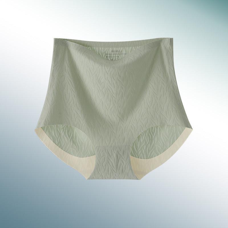 Women's Seamless Silk-Smooth Mid-Waist Shaping Briefs Hip-Lifting Body Control