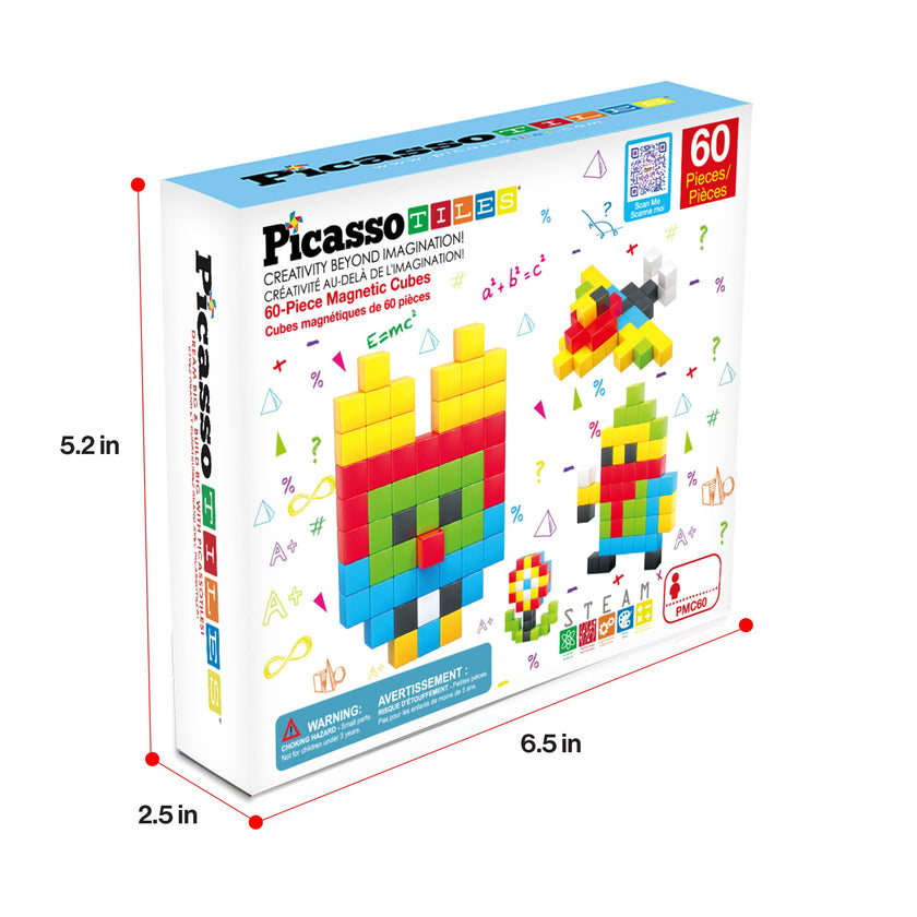 PicassoTiles - PicassoTiles 60pc 1.2