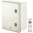 NEMA Steel Enclosure, 16 X 12 X 8 NEMA 4X Fiberglass Electrical Box, IP66 Waterproof & Dustproof, Outdoor Indoor Electrical Junction Box, With Mounting Plate
