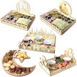 Wooden Ornament Eid Al Fitr Table Decoration coffee Tray