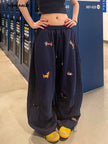 Y2K Wide Leg Sweatpants Women – Embroidered Streetwear Joggers