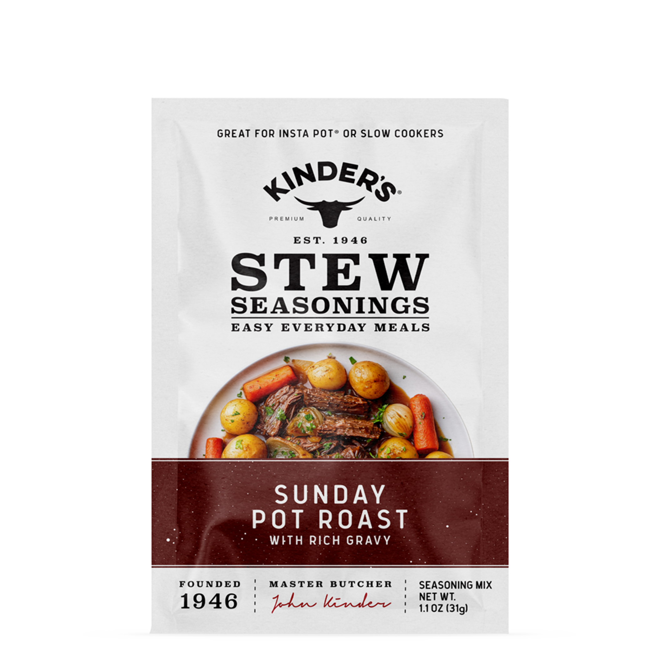 Kinder's Sunday Pot Roast Stew Seasoning