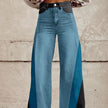 Women's 3D Printed Bootcut Flared Pants – Graphic Print Wide Leg Casual Trousers