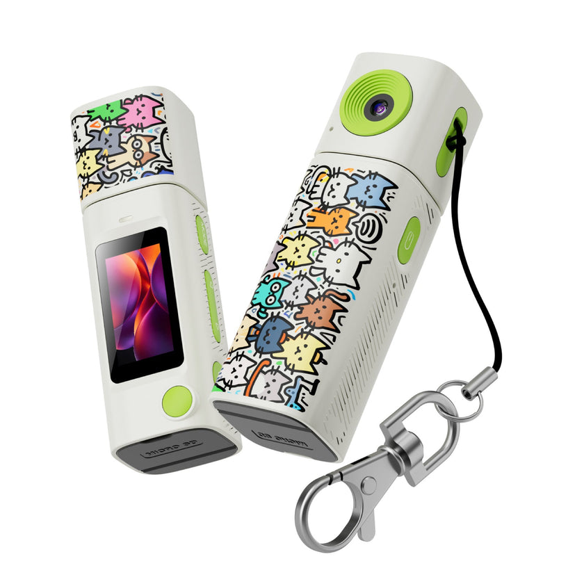 Mini HD Digital Camera CCD20, Thumb-Sized Compact Camera for Photography in 6 Colors
