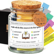 Bible Verses In A Jar – 90 Scripture Cards Glass Jar (Colours A, B, C)