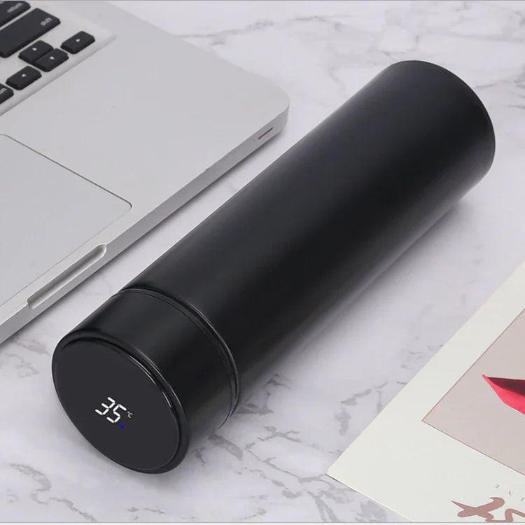 Stainless Steel Vacuum Water Cup Temperature Display Car Insulation Cup