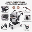 Foldable Pet Stroller For Small Dogs & Cats