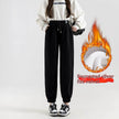 Fleece-lined Casual Harem Drawstring sweat Pants For Women
