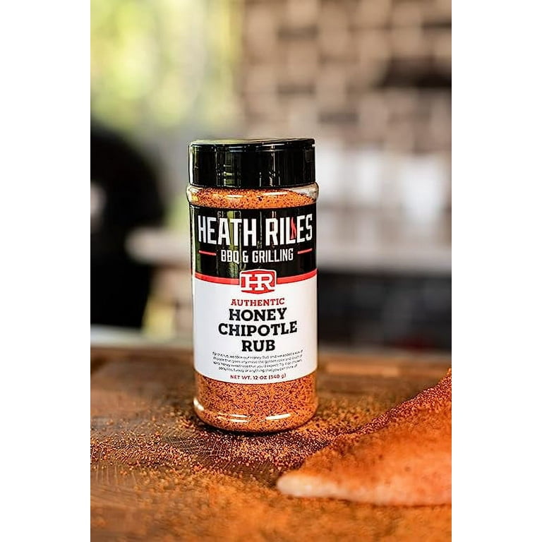 Heath Riles Honey Chipotle BBQ Rub 12 oz