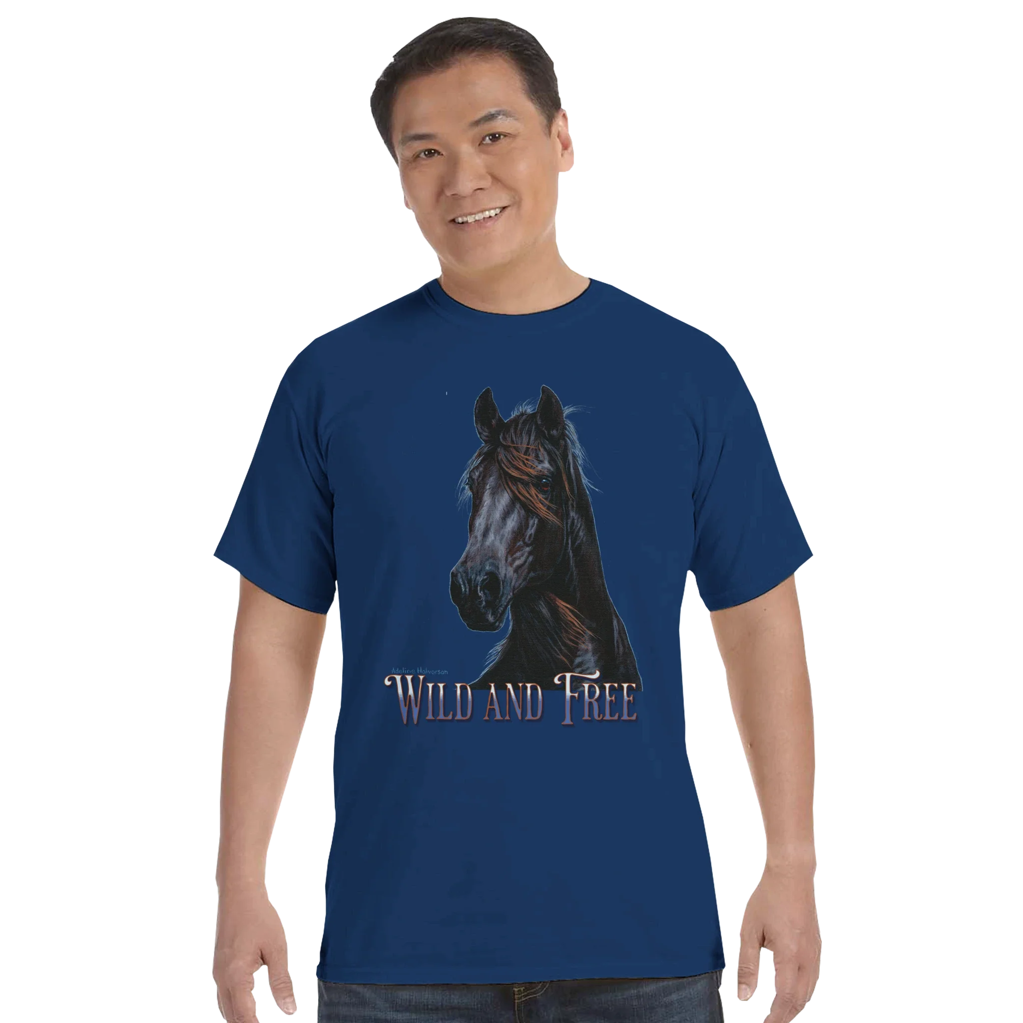 Wild and Free Comfort Colors Unisex Tee – 100% Cotton