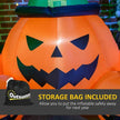 Outsunny 73L Inflatable Halloween Decoration,5 Pumpkin, Blow Up Outdoor LED Yard Display, Waterproof