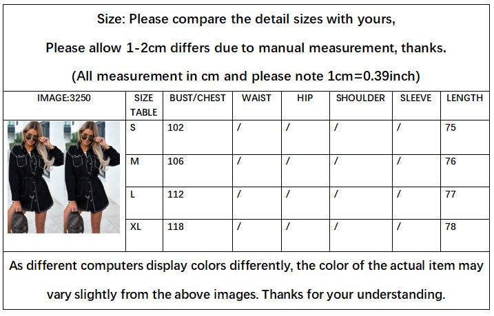 Denim Jacket Women – Retro Street Style Loose Rivet Design