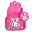 Large Capacity Cute Bunny Cartoon Backpack for School