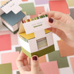Aesthetic Sticky Notes Set – 150-Sheet Kraft Paper Memo Pads in 25 Solid Colors
