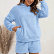 Women Hooded Sweater Suit Casual Home Wear