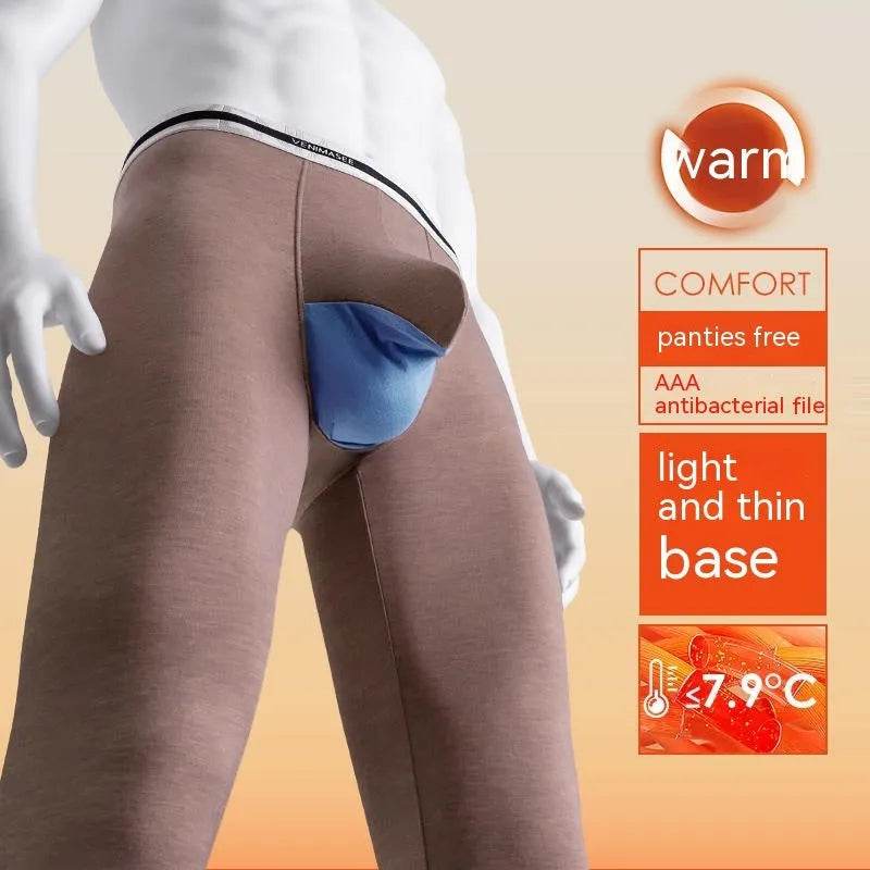 Rhinoceros Horn Big Bag Autumn Long John Pouch panties men's underwear