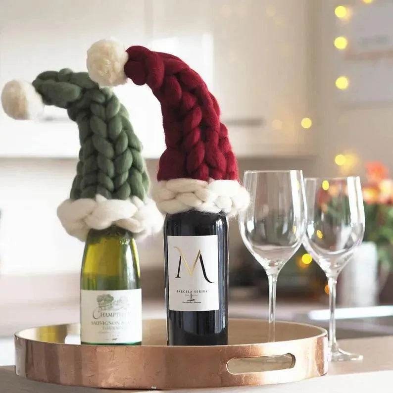 Super Thick Iceland Yarn Christmas Hat Christmas Tree Decorative Hat
