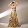 Elegant Sleeveless Sequined Suspender Maxi Evening Dress