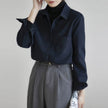 New Autumn And Winter Bandage Dress Shirt For Women