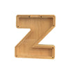 Wooden Animal & Alphabet Piggy Bank – Kids Holiday Gift, A–Z & Animal Styles