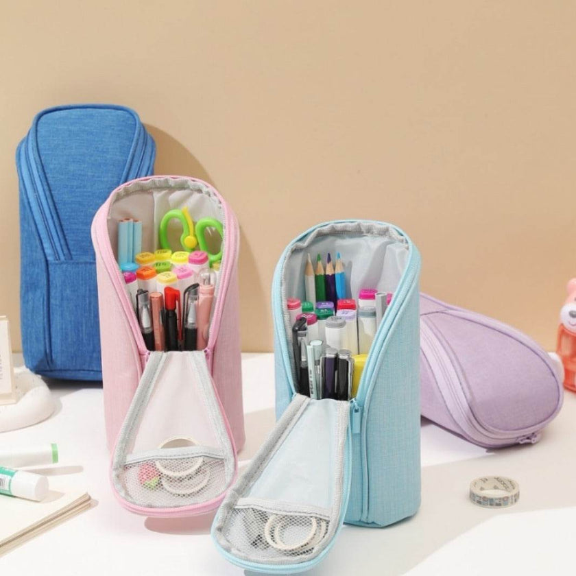 School Stationery Case Organizer Bag Pen Cute Pencil Pouch