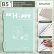 Kawaii Spiral Notebook – Detachable Coil Student Notepad A5/B5 | Frosted Cover