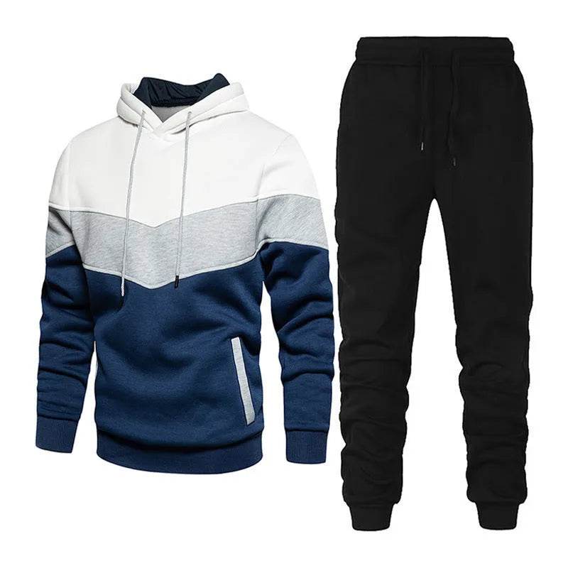 Winter Sweatsuit – Hooded Cotton Blend Sports Set for Men & Women