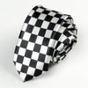 Men's Narrow Plaid Tie – Slim Arrow Polyester Necktie for Business & Formal Wear | Canada & USA