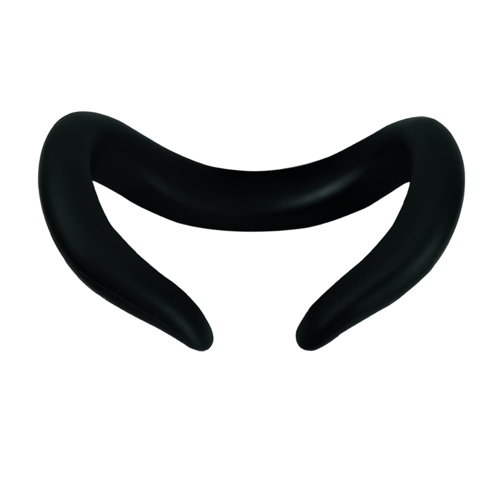 Silicone VR Face Mask For Meta Quest 3 VR Headset Lightproof VR Facial Interface Sweatproof Cushion Replacement Cover Pad