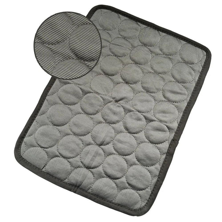 Pet Ice Silk Cooling Pad – Summer Cooling Mat for Dogs & Cats (XS–2XL)