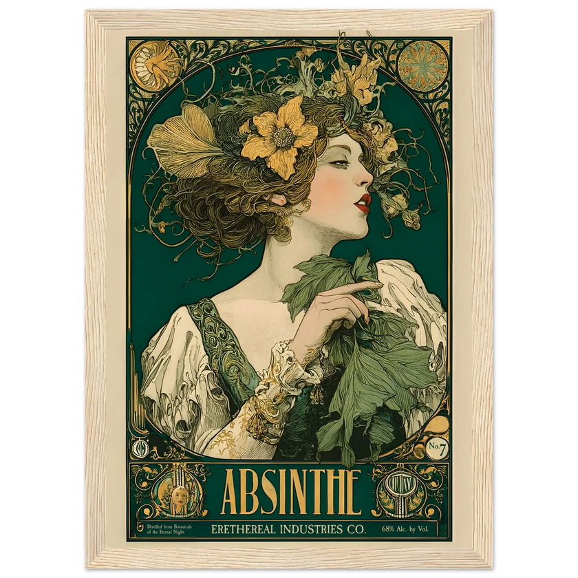 L’Absinthe d’Ombre - Poster & Framed Print