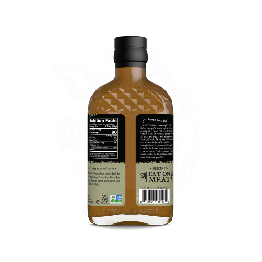 Rufus Teague KC Gold Mustard BBQ Sauce