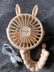 USB Powered summer heat Handheld fan with stand and Night light