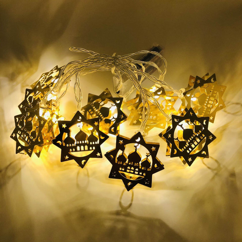 Ramadan Decoration For Diwali Festival Of Eurban Eid Mubarak String Light