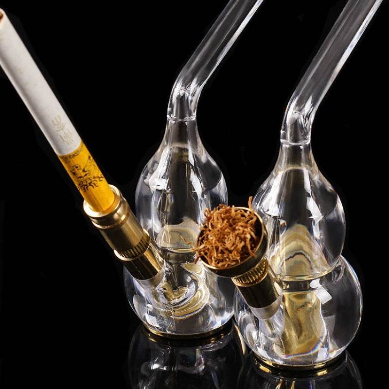 Transparent glass hookah