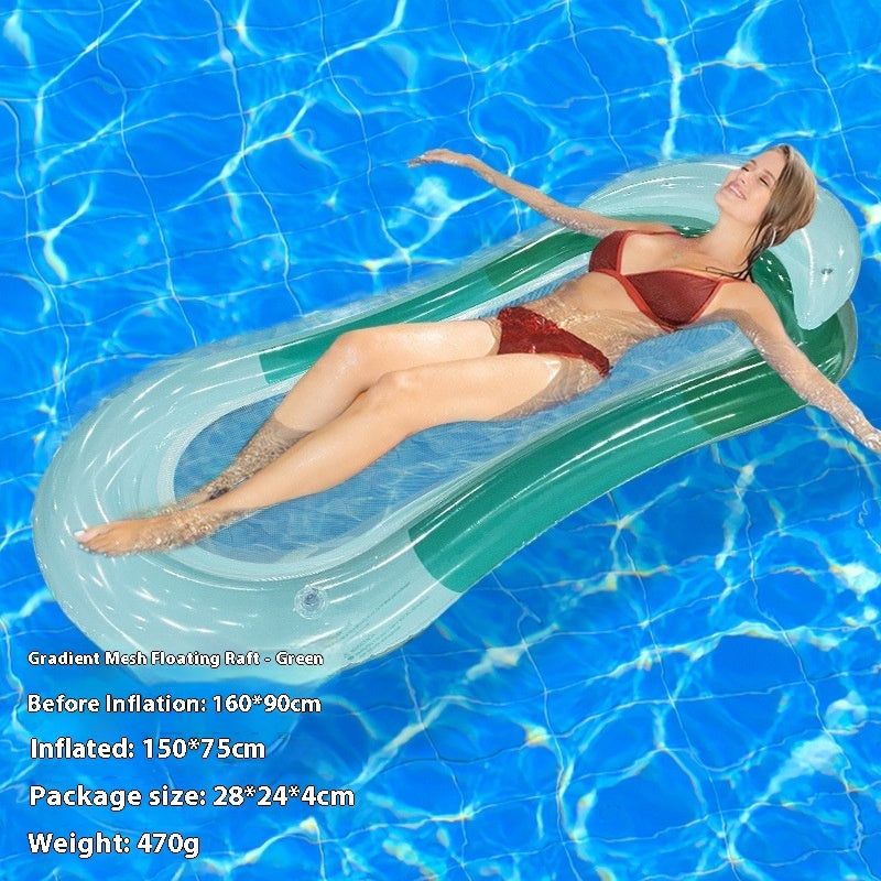 PVC Thick Sequins Wave Inflatable Floating Row