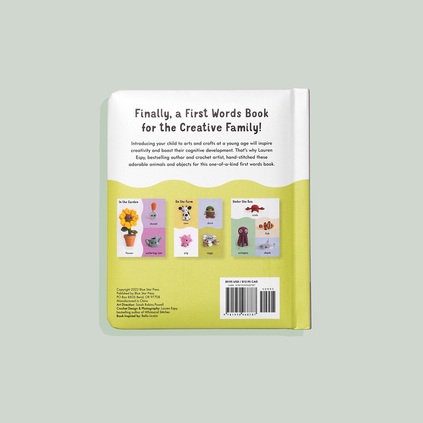 Paige Tate & Co. - First Words with Cute Crochet Friends (Baby Board Book)
