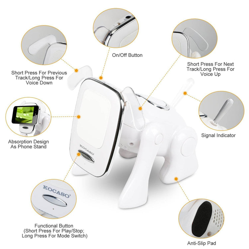 Puppy Dog Wireless Speaker Portable Mini Stereo Music Player