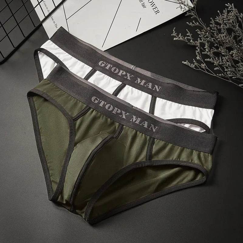 Otopx Thread Cotton Single-layer Elastic Briefs Pant underwear men