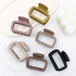 Coffee Series Hair Barrette Combination Set – Plastic Resin Hair Clips for Women