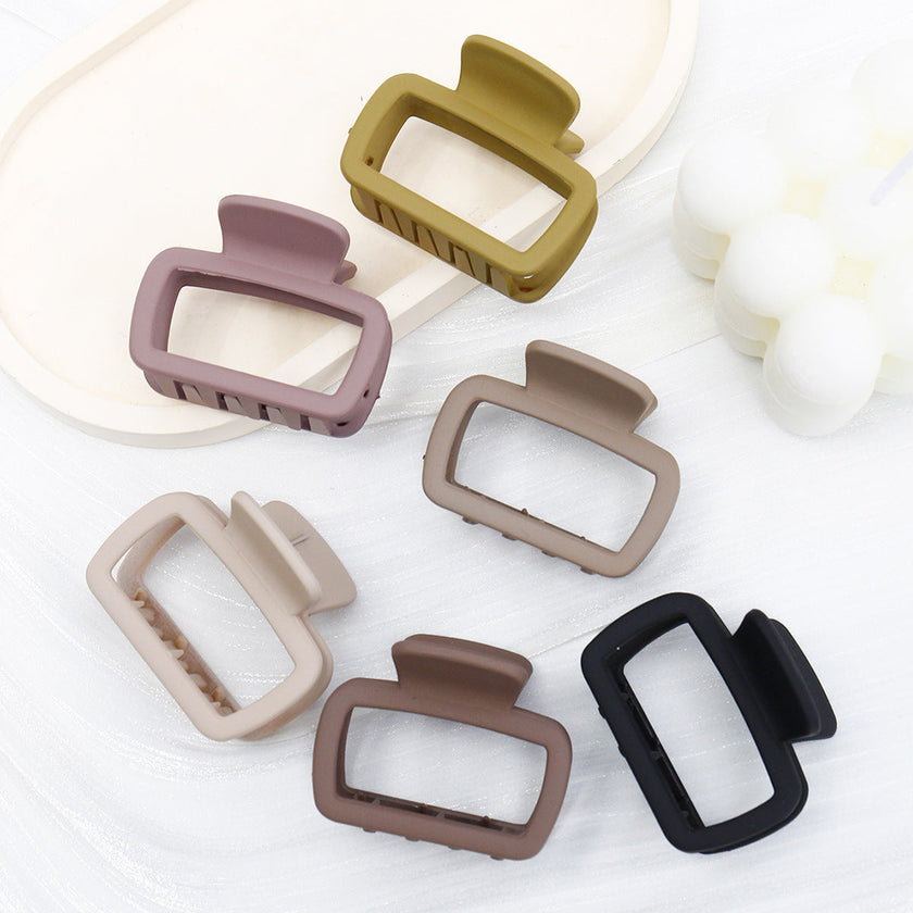 Coffee Series Hair Barrette Combination Set – Plastic Resin Hair Clips for Women