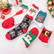 Winter Christmas Stockings Women's Thickened Bow Long Tube Fleece-lined