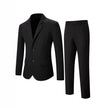 Men's Professional Business Suit Set – Black, Slim Fit, S–2XL (Canada & USA)