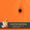 HOMCOM 5ft Inflatable Halloween Decoration Ghost And Pumpkin, Blow Up Outdoor LED Yard Display, Waterproof