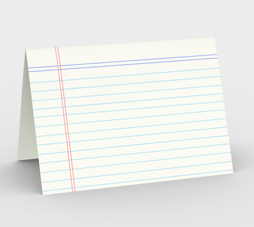 Set of 3 Blank Greeting Cards | 5 x 7 | Loose Leaf